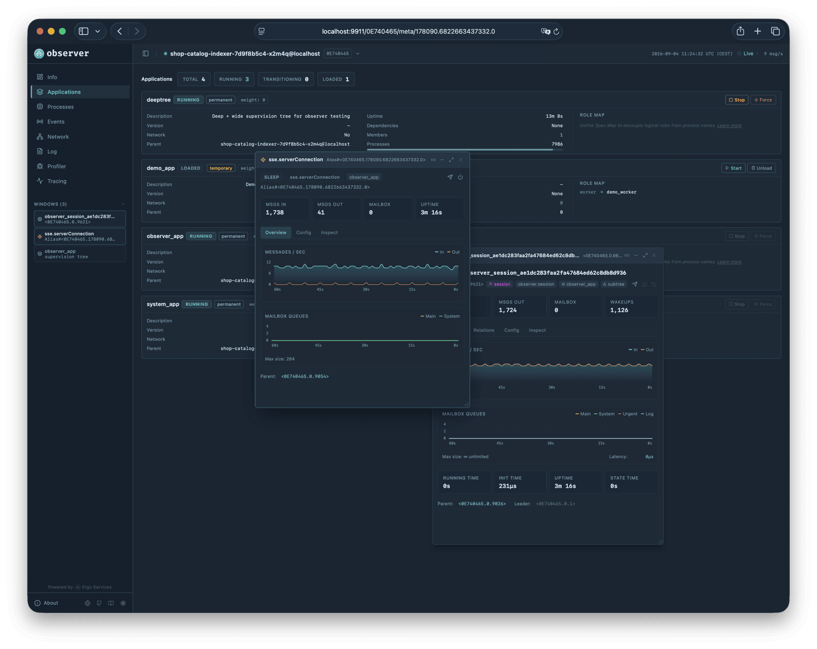 Meta process window